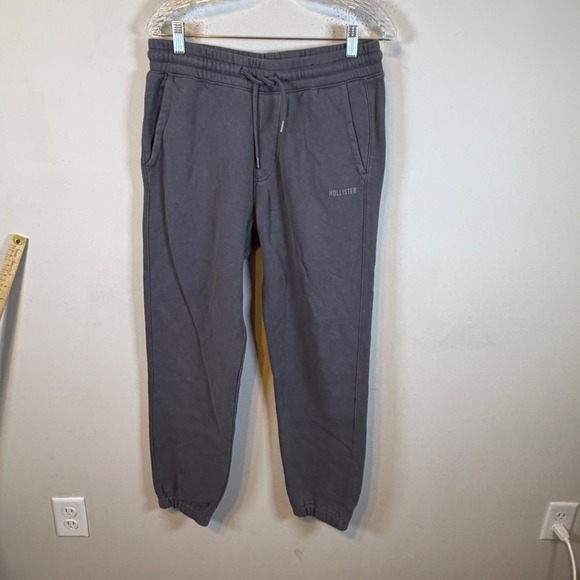 Hollister Other - Hollister Mens Joggers Embroidered Logo Dark Gray Size S